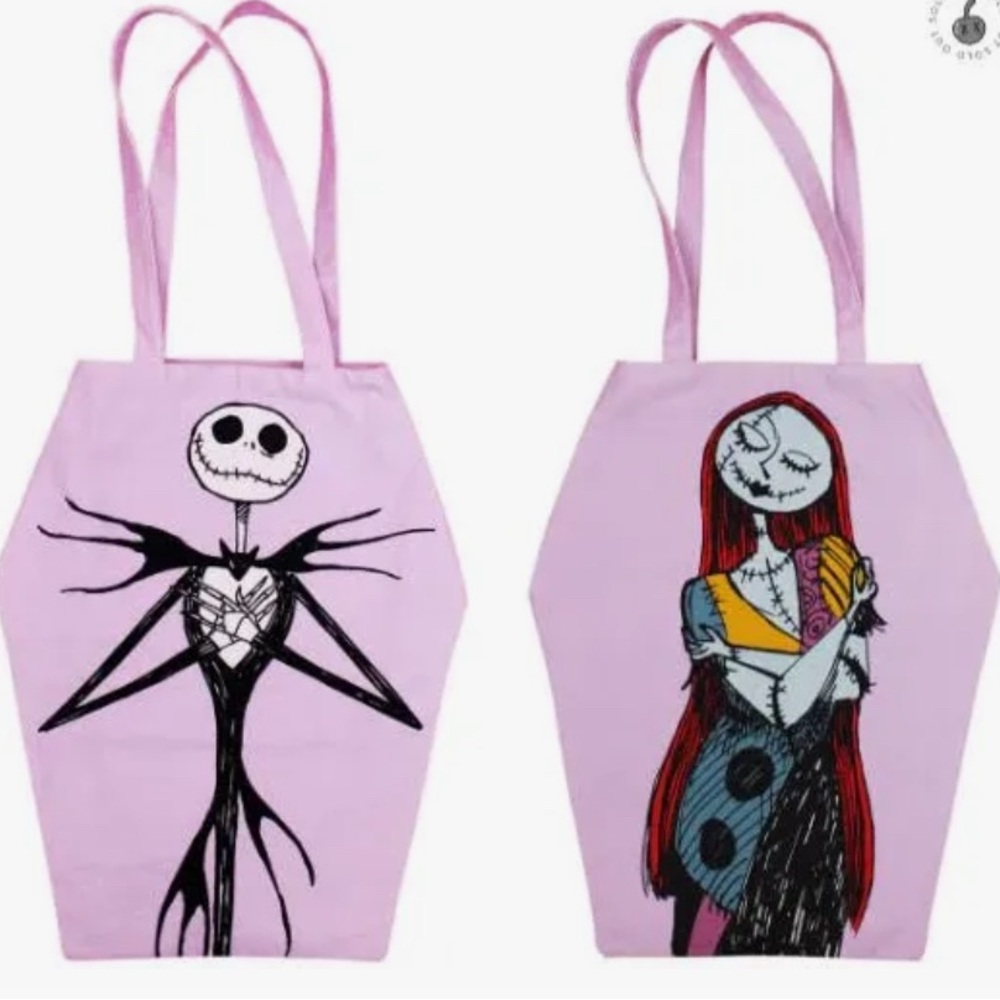 Cakeworthy Purple Nightmare Before Christmas Coffin-Shaped Bag